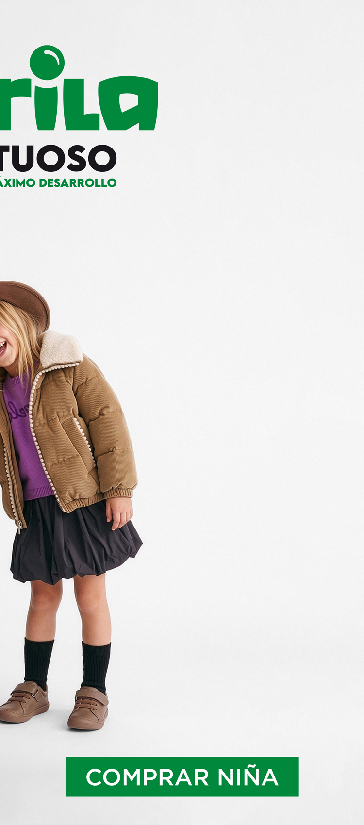 Gorila niña colección primavera verano